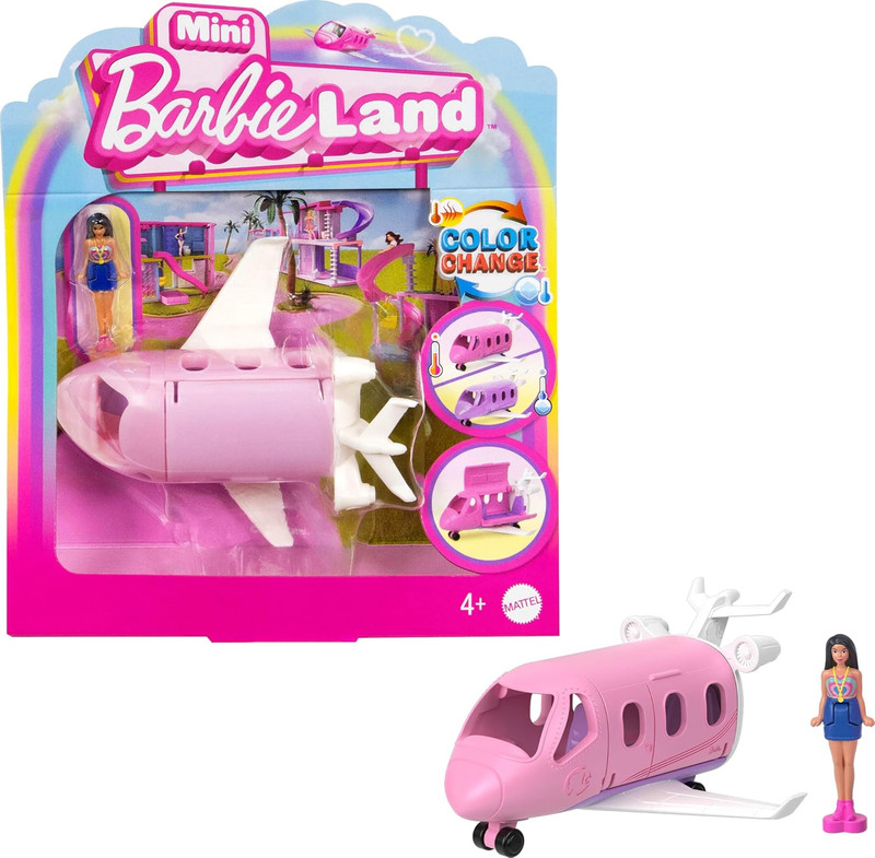 Barbie Barbieland Land Collectible Mini Doll DREAM PLANE Pink Mattel