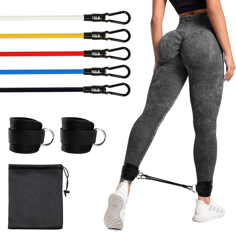 With Cuffs Pro,versatile Ankle Resistance Band For Workin