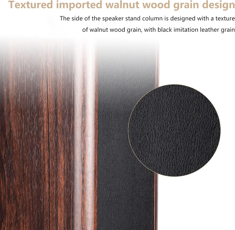 11.81 Inch(30Cm) Wood Speaker Stands for Home-Cinema Hifi Desktop And...