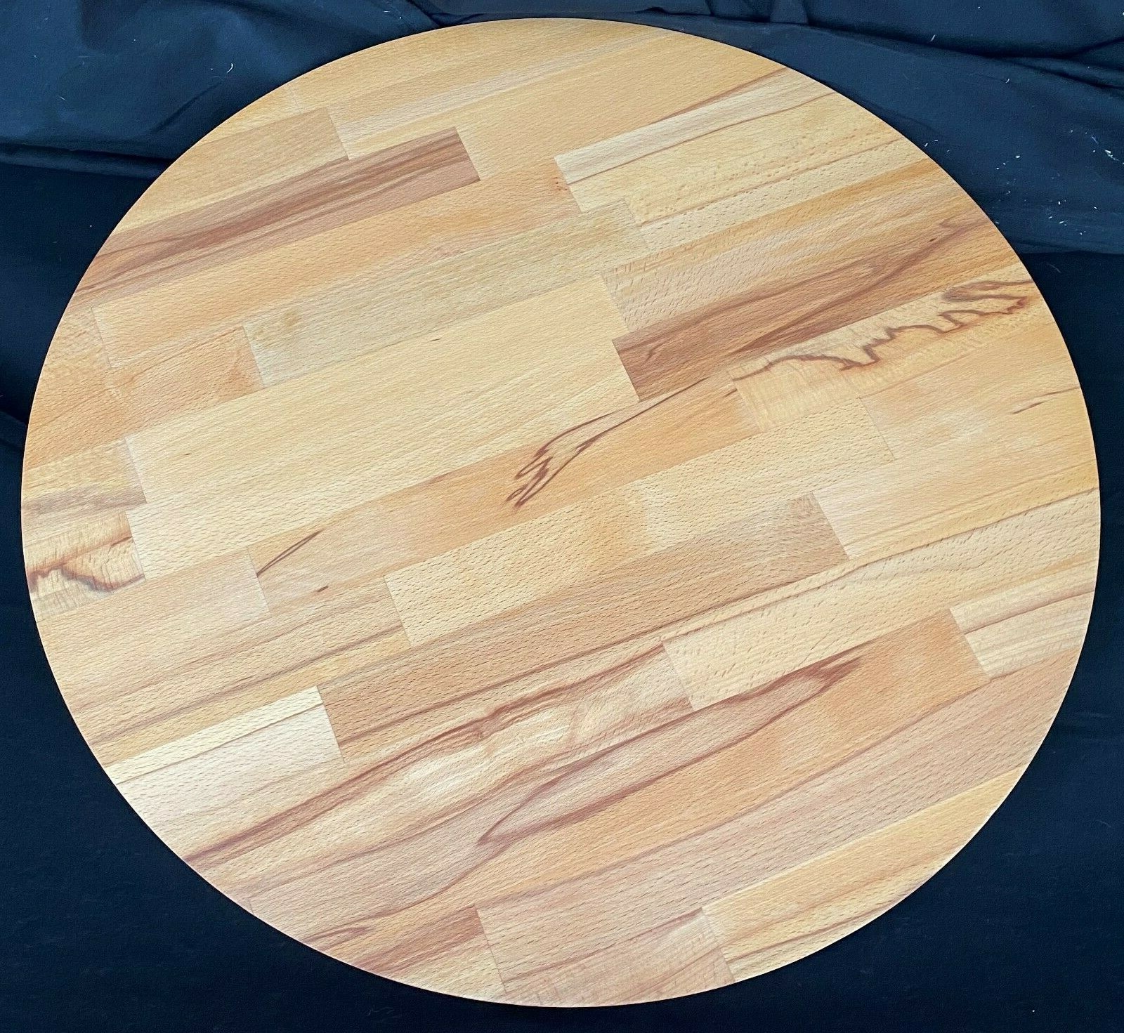 Holzplatte Bistroplatte Tischplatte Kernbuche massiv parketverleimt geölt 80cm