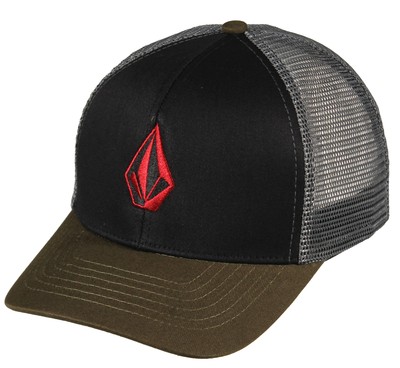 

Кепка Volcom Full Stone Cheese Trucker — малиновый — новинка, Черный