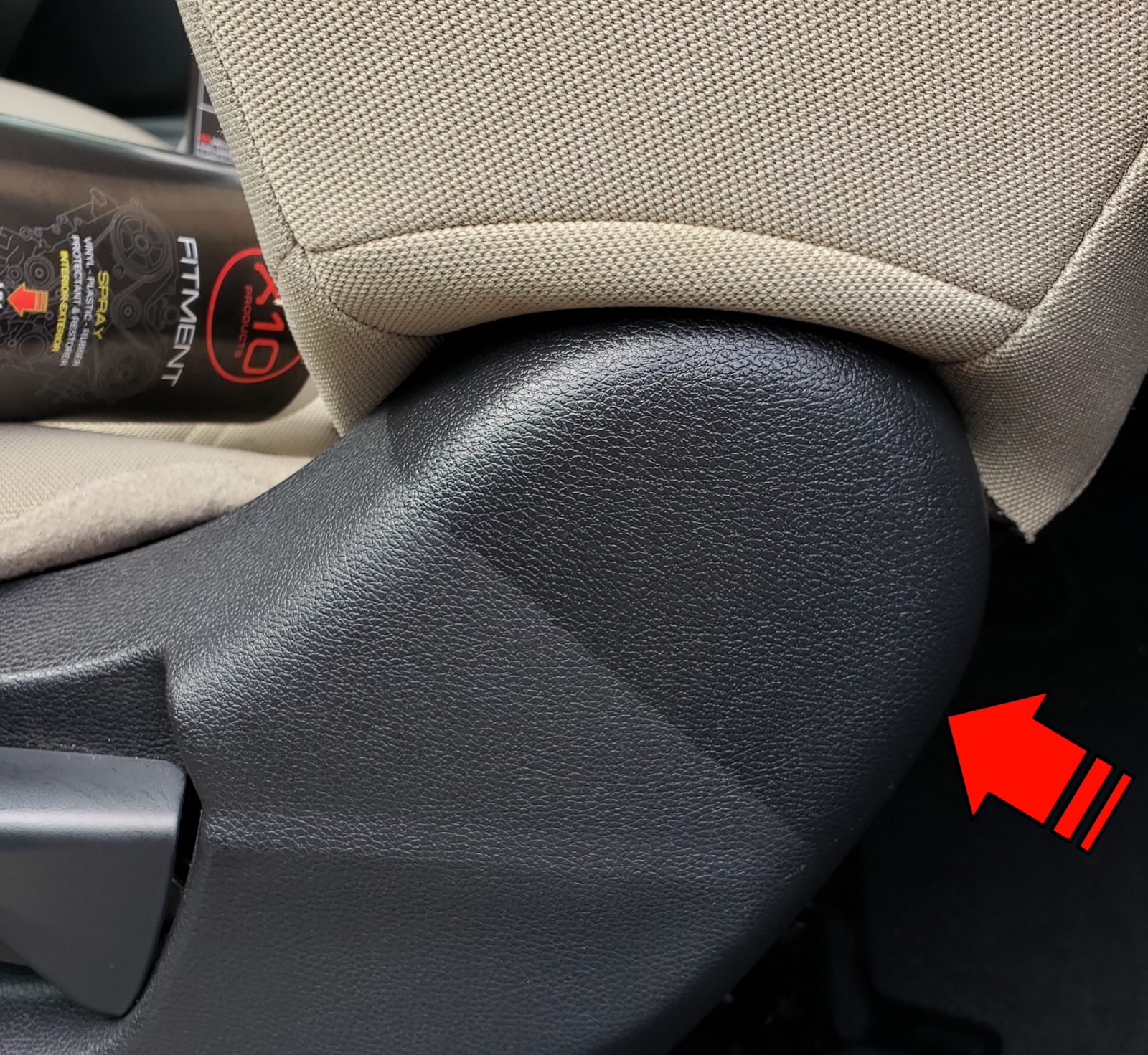 Car Plastic Restorer Black Interior Vinyl Dash Leather Protectant Spray