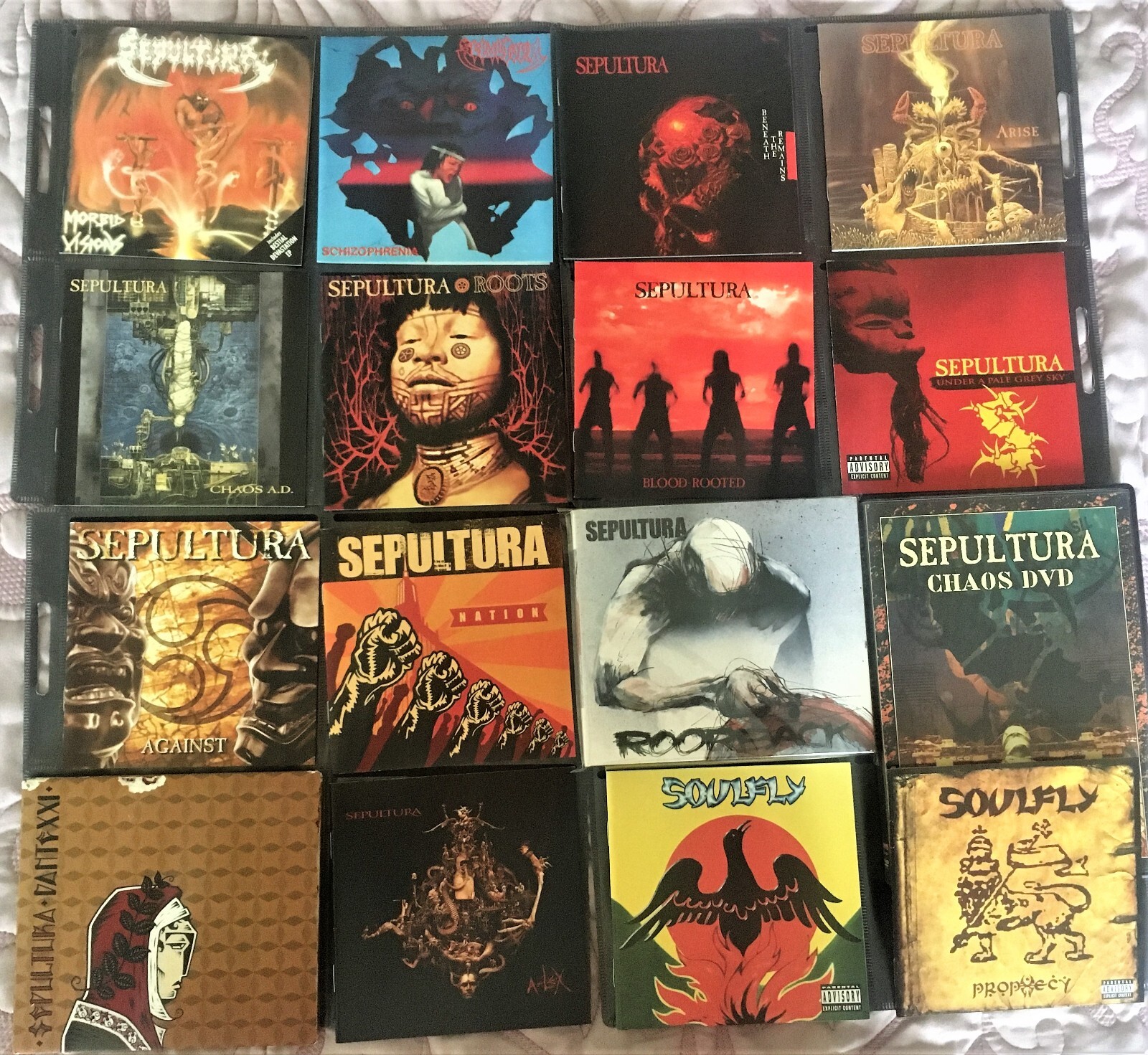 Sepultura/Soulfly 17 CD Lot collection + 1 DVD, Max Cavalera Sepultura/Soulfly 17 CD Lot collection + 1 DVD, Max Cavalera