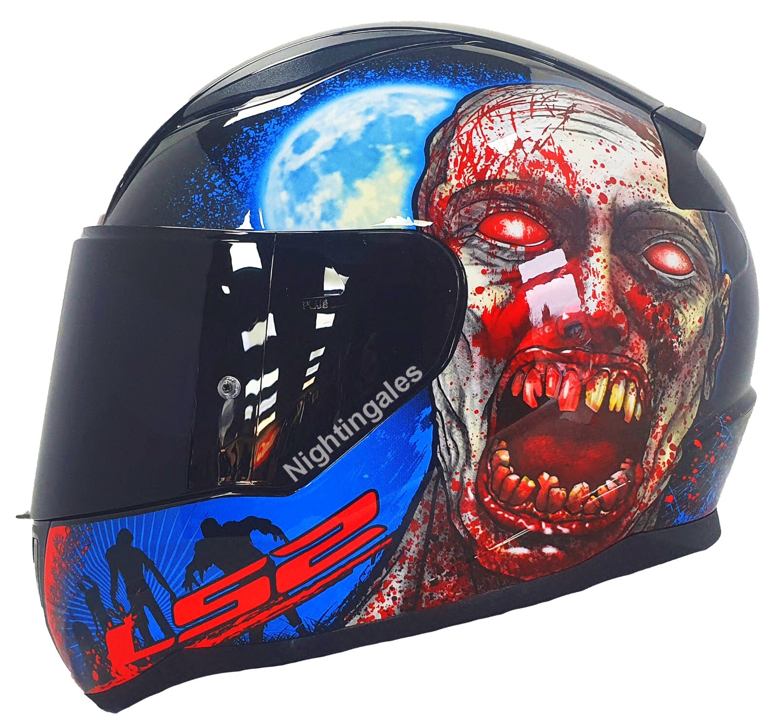 LS2 FF353 ZOMBIE Ece22.06 RAPID II FULL FACE MOTORCYCLE LS2 FF353 ZOMBIE Ece22.06 RAPID II FULL FACE MOTORCYCLE