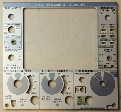 Tektronix SC503 Front Panel