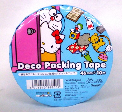 Doraemon x Hello Kitty Deco Packing Tape