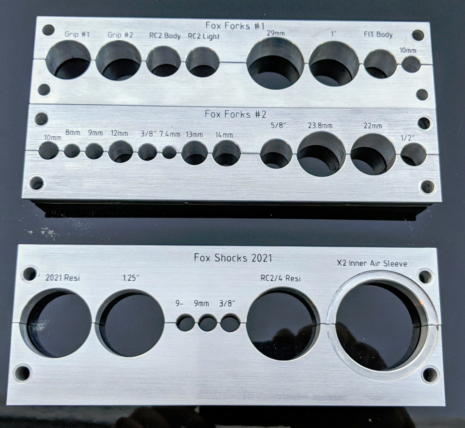 Shaft Clamp Set 2021 Fox Mtb Forks And Shocks Grip, Fit, X2, Etc