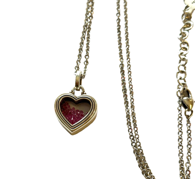 Brighton red 2024 heart necklace