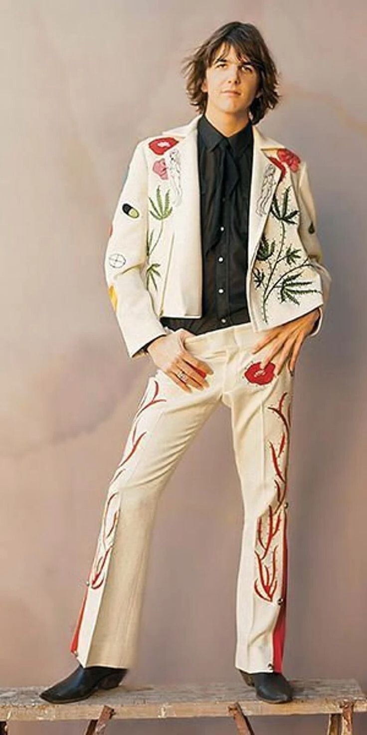 Pre-owned Art Men Custom Made Designer 2pc Suit Heavy Embroidered Premium Cotton Coat Pants In White