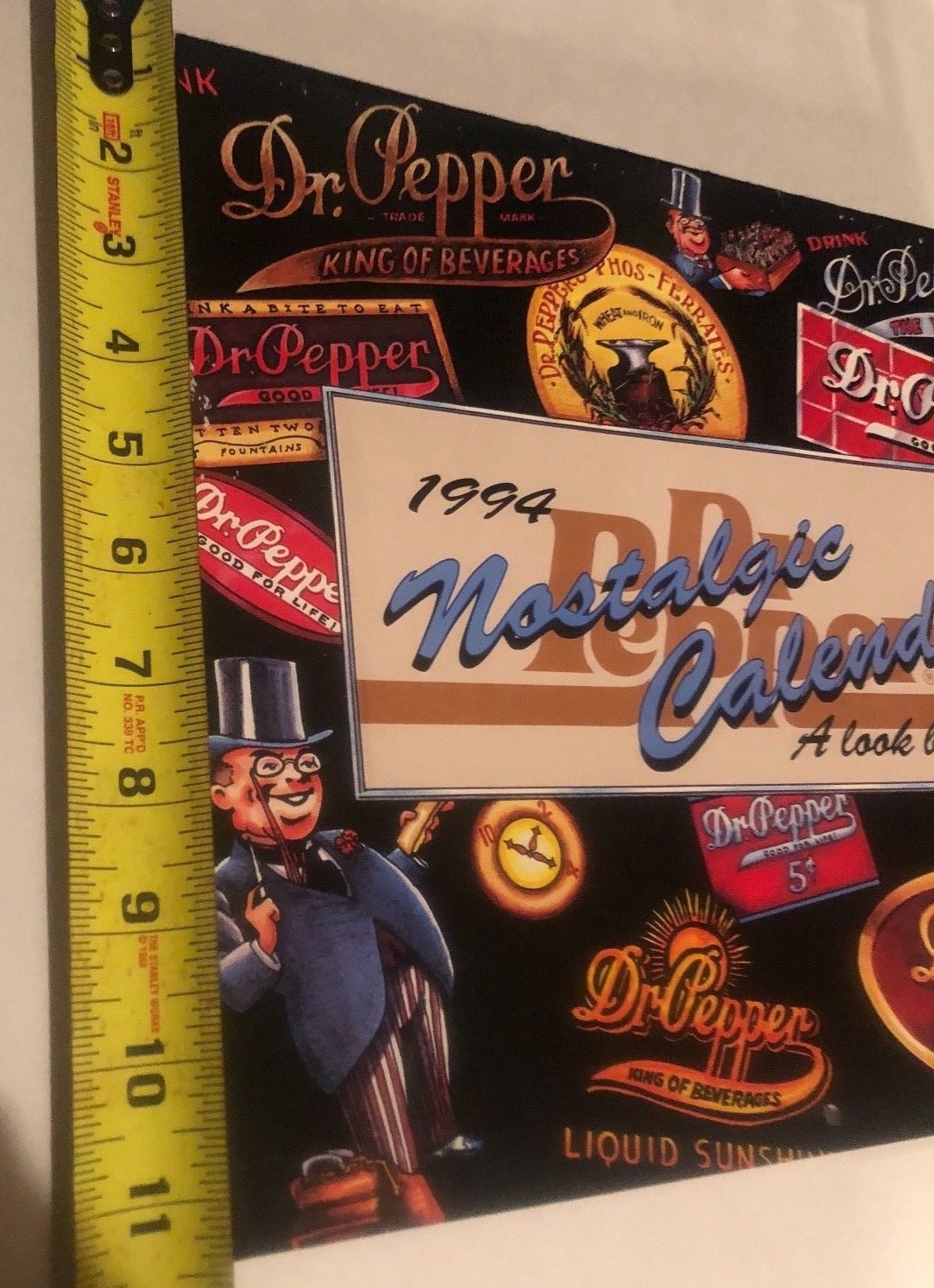 Vintage 1994 Dr. Pepper Advertising Nostalgic Wall Calendar *NEW Old Stock*