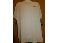 collarless nike golf shirt