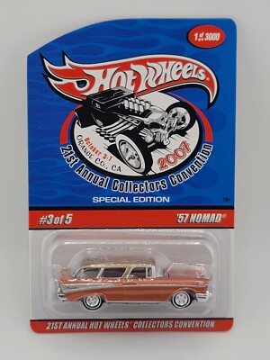 Hot Wheels 21st Annual Collectors Convention '57 Nomad - 1 of 3000 WW RealRiders