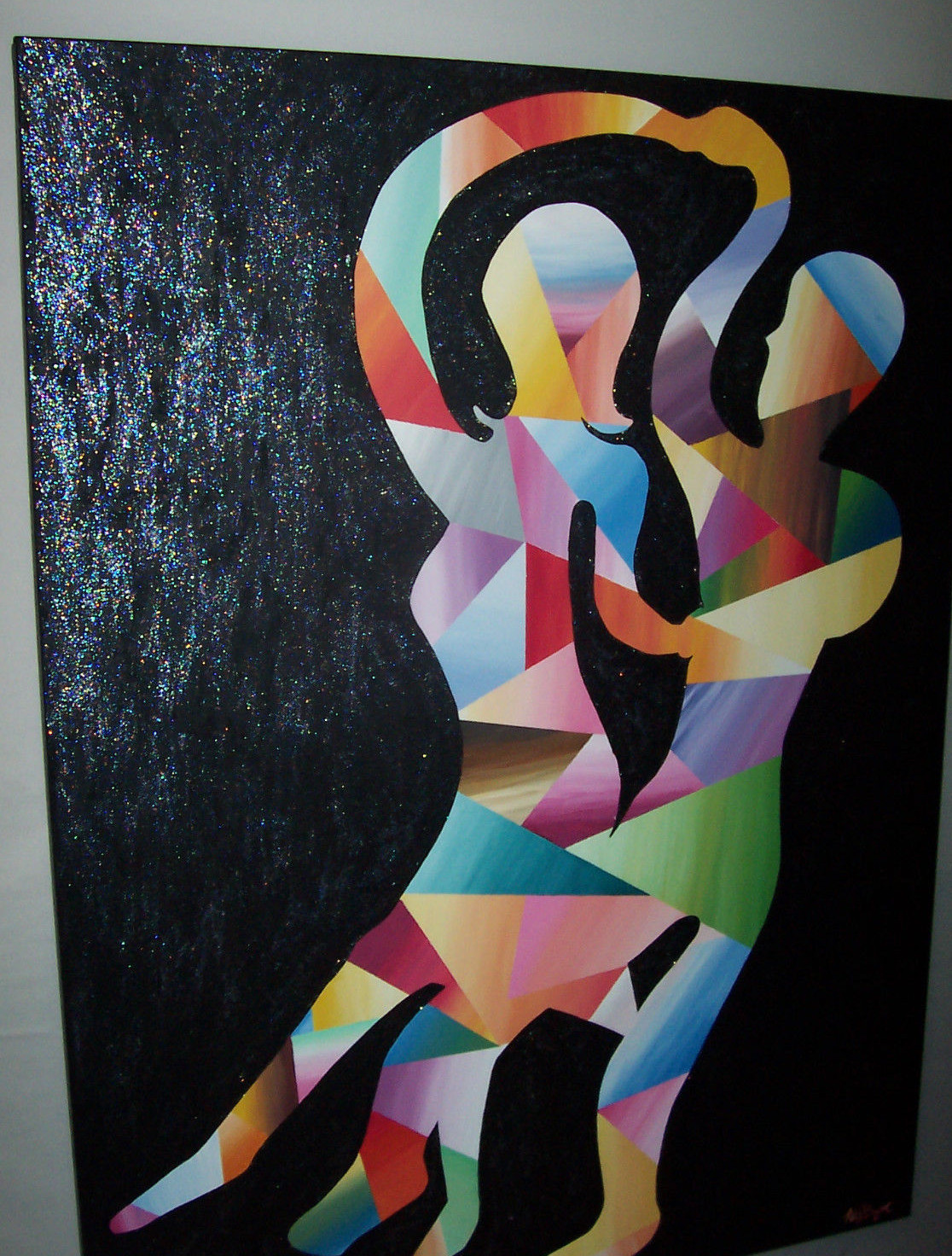 Bodies In Dance Space Time Painting Portrait Original Modern Contemporary ART