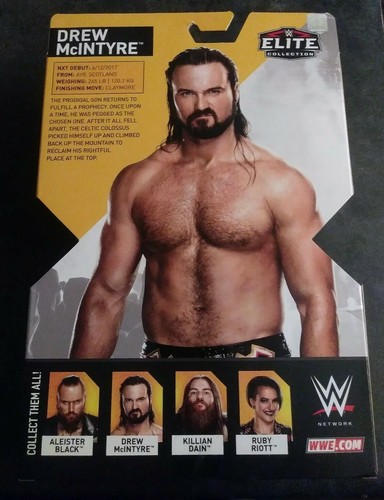 WWE Mattel Elite Drew McIntyre NXT Takeover exclusive Series 4 64 65 66 HTF