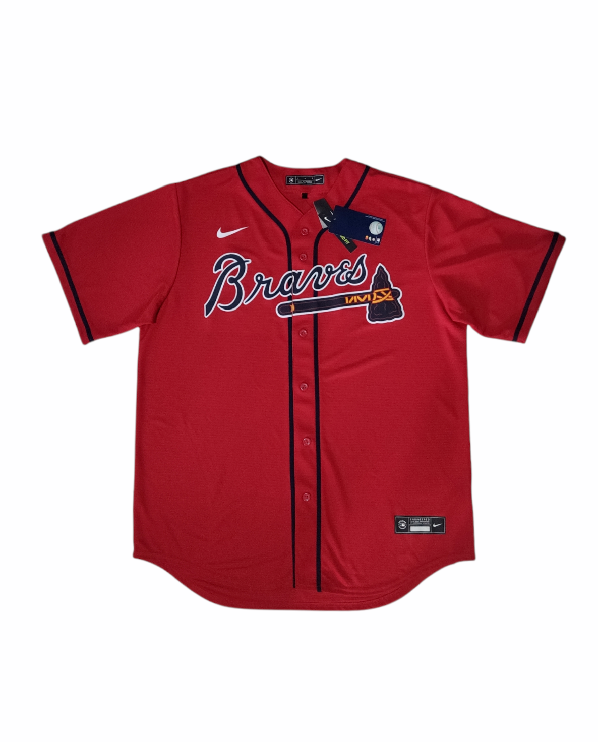 ウェア Jersey Tee BRAVES MLB Atlanta Braves Boys Short-Sleeve Player Jersey Cotton Tee