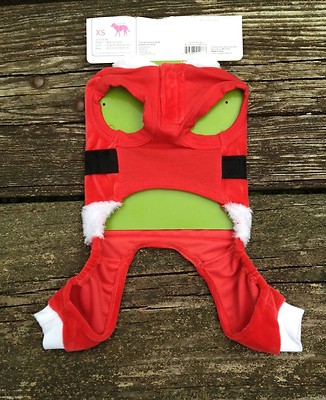 NEW Santa Suit Pet Costume One Piece Size XS