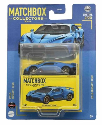 Matchbox Collectors 2024 MBX Team Ford 2/20 Blue 2028 Bugatti Divo VHTF!
