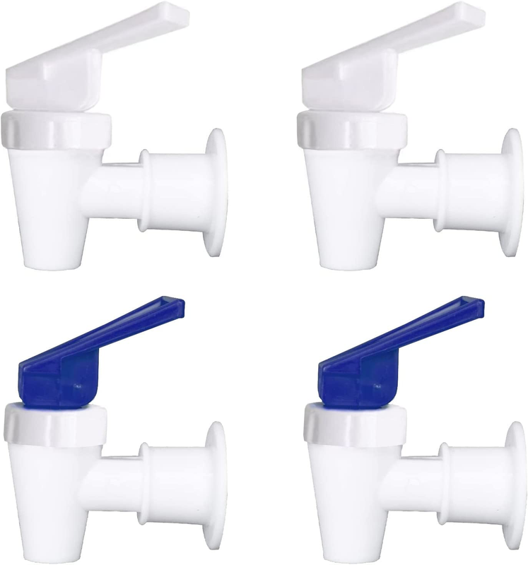 4 Pack Cooler Faucet Water Bottle Jug Reusable Spigot Spout, BPA Free Dispenser