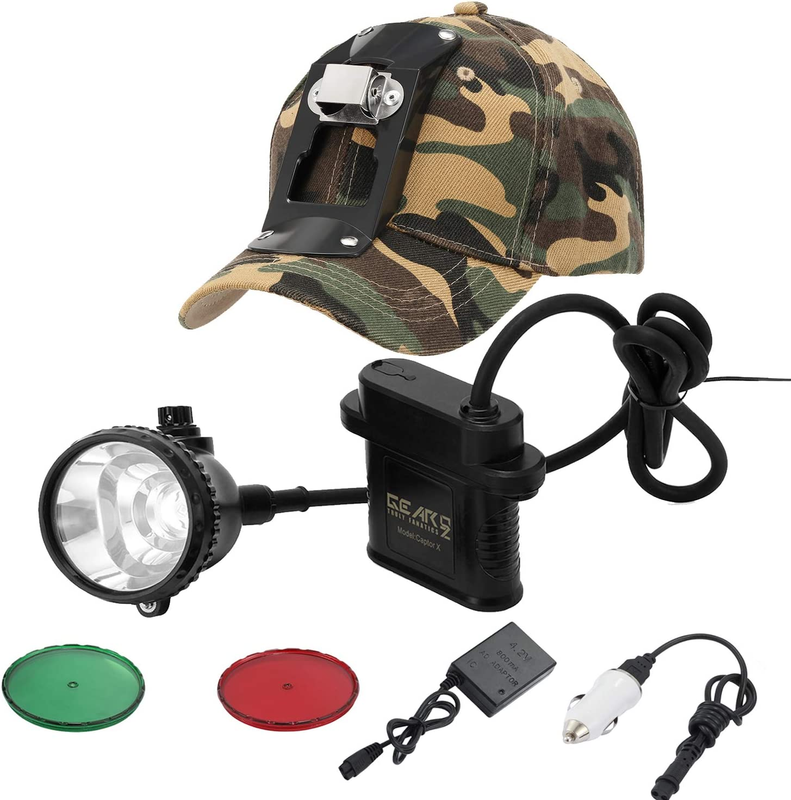 Gearoz 80000 LUX LED Coon Hunting Lights for Predator Coyote Hog, Hunting Headla