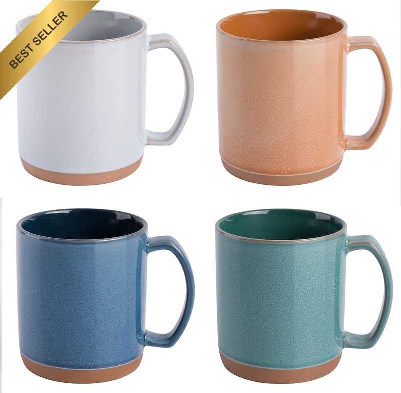 Dorsey 4-Piece Colors May Vary 18.5 OZ Mug Set