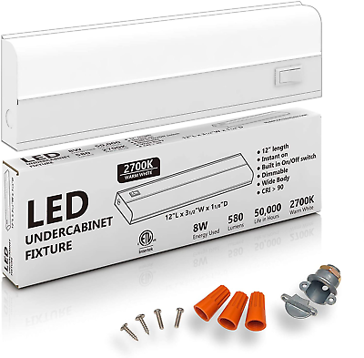 Under cabinet 2024 lighting hardwired dimmable