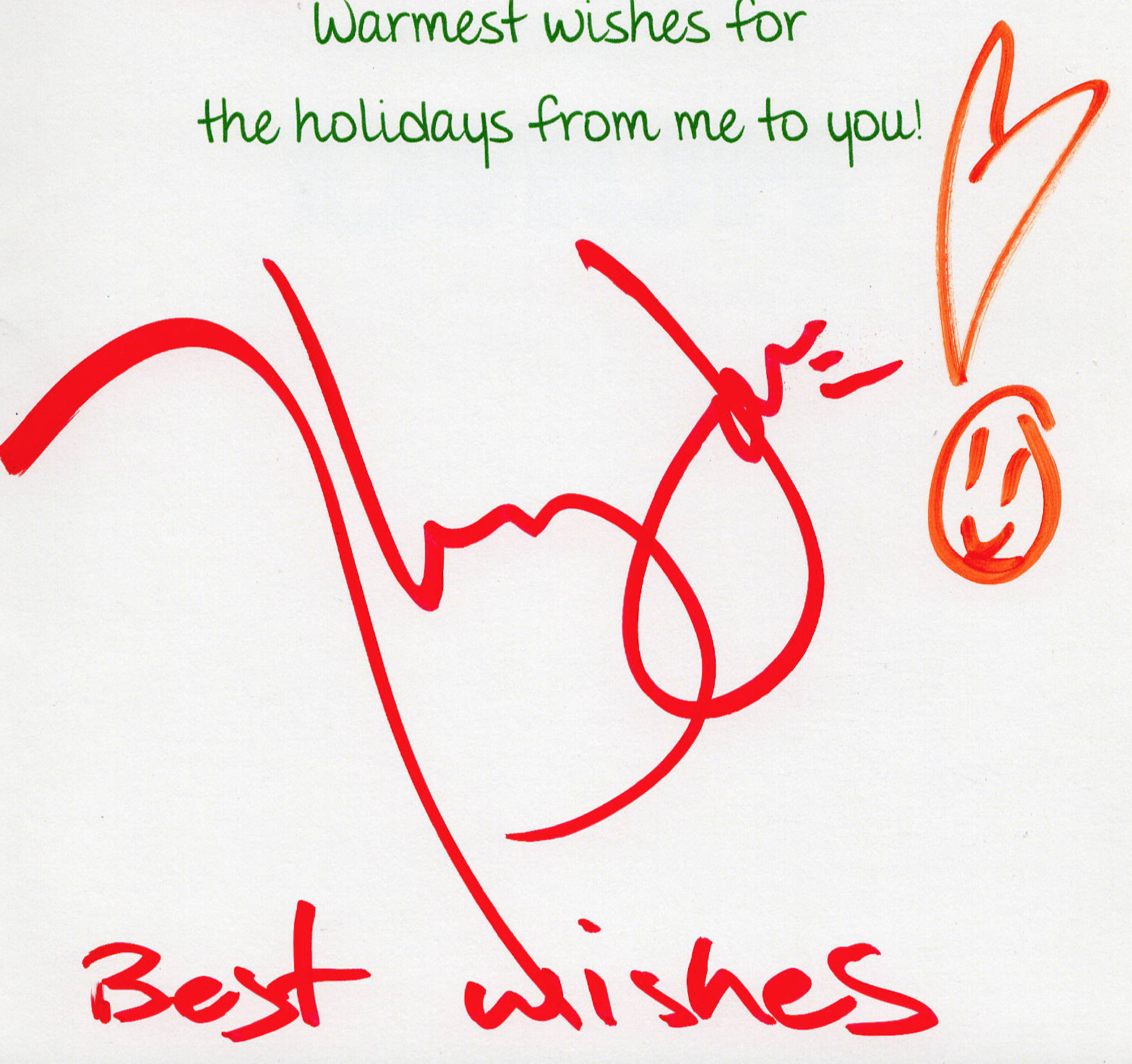 Thomas Jane signed autographed greeting card! RARE! Guaranteed Authentic!