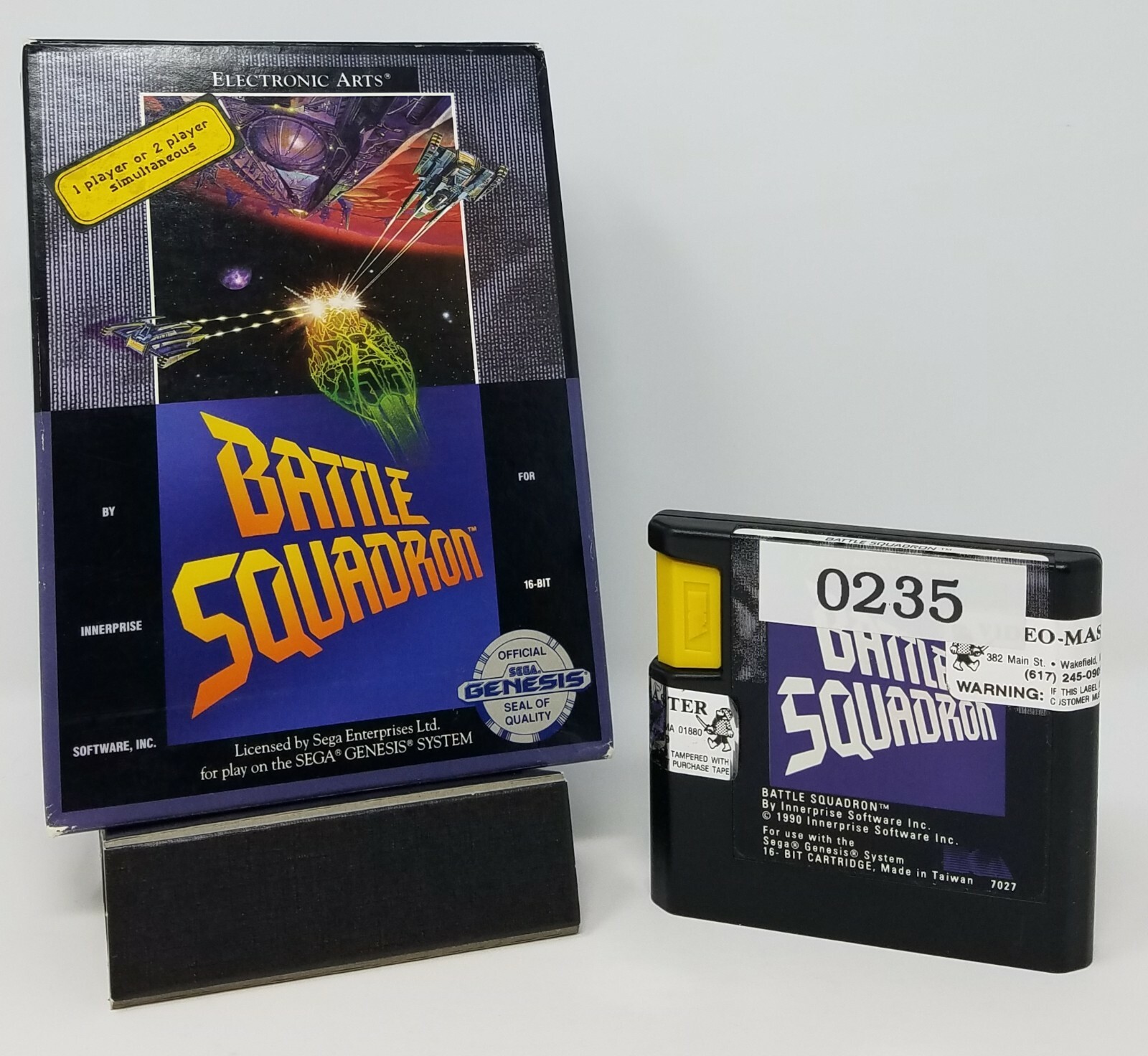 Battle e 英語版 box Battle Squadron (Sega Genesis, 1990) SOFT BOX NO MANUAL