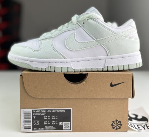 靴 Nike Women's DunkLowNextNature WhiteMint NEW Nike Dunk Low Next Nature White Mint | Women's Size 7