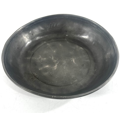 Antique Old World Pewter 9” Colonial Style Bowl Stamped 95 Antique Old World Pewter 9” Colonial Style Bowl Stamped 95