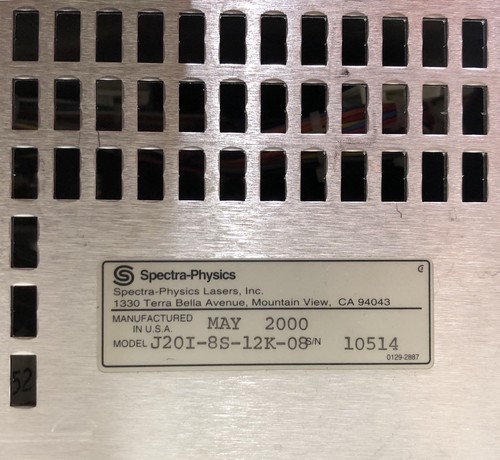 Spectra Physics J-Series 20w 808nm pump to 8watt 532nm Laser