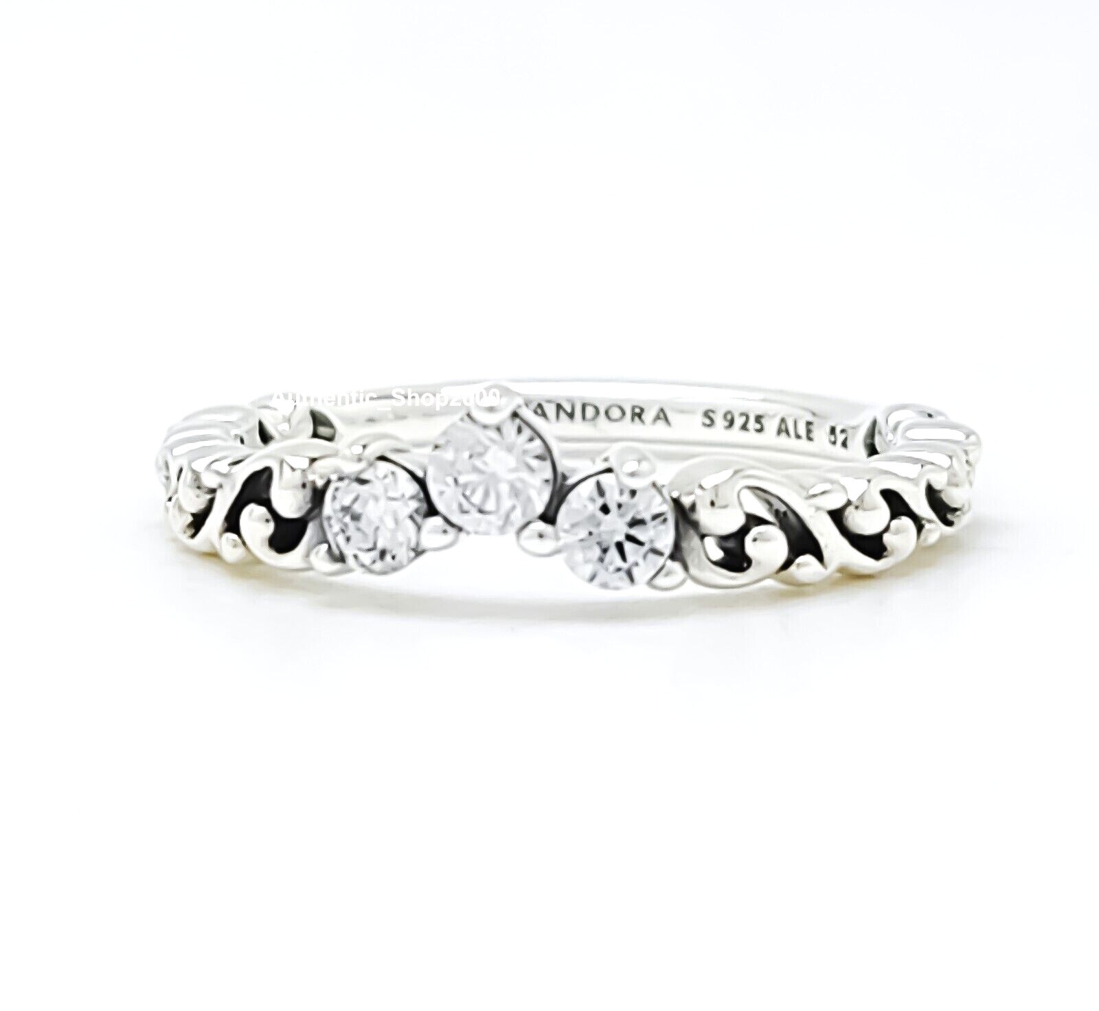 ★pandorum★ Crack ring 2 PR-007 Pandora Ring Stackable Regal Swirl Tiara 14k gold-plated