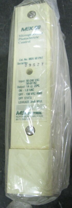 MEKontrol MEK 90 PAT Microprocessor Photoelectric Control