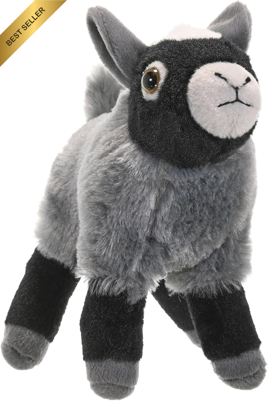 Goat Plush, Stuffed Animal, Plush Toy, Gifts for Kids, Cuddlekins Mini, 8 Inches