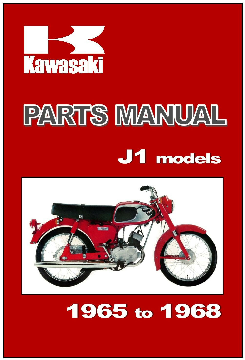 KAWASAKI Parts Manual J1 J1L J1T J1TL J1TR J1TRL 1965 1966