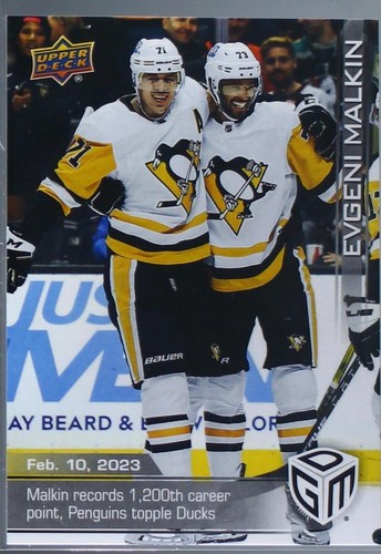 2022-23 Upper Deck Game Dated Moments - Evgeni Malkin #53