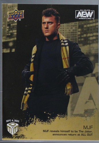 2022 Upper Deck AEW Match Dated Moments - MJF #24