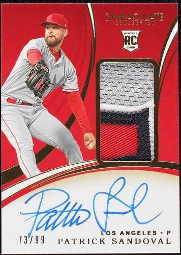 2020 Panini Immaculate Collection - Patrick Sandoval #112
