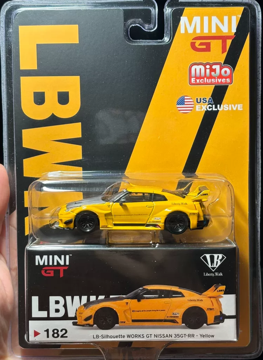MINI GT 182 LB-Silhouette WORKS GT Nissan 35GT-RR Version 1 MINI GT 182 LB-Silhouette WORKS GT Nissan 35GT-RR Version 1