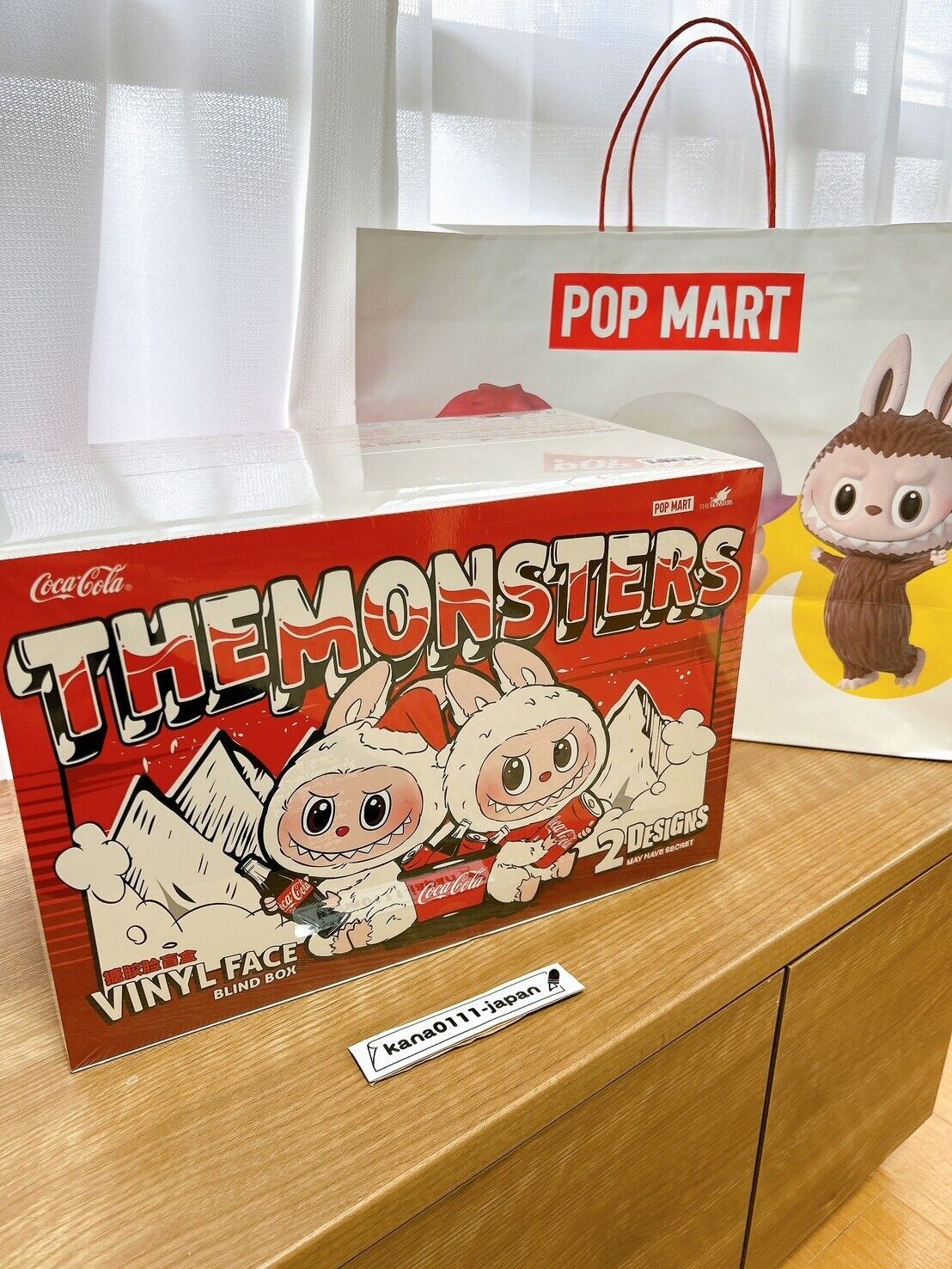 POP MART THE MONSTERS COCA-COLA SERIES-Vinyl Face Blind Box POP MART THE MONSTERS COCA-COLA SERIES-Vinyl Face Blind Box