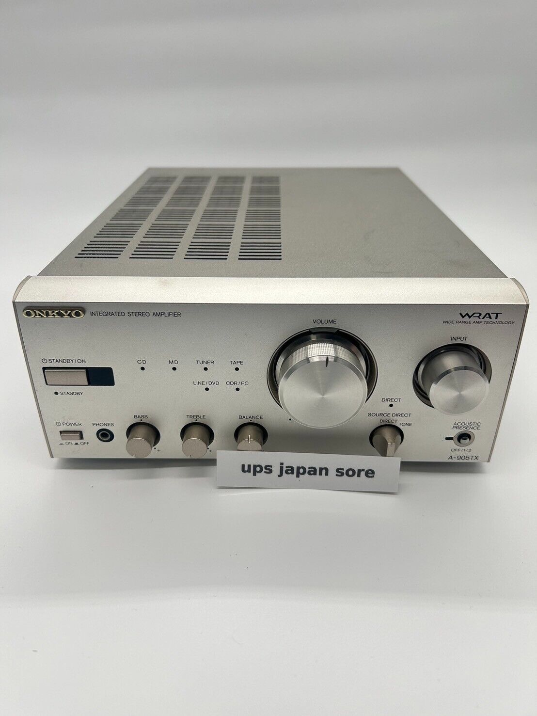 ONKYO A-905TX Stereo Integrated Amplifier Transistor Working ONKYO A-905TX Stereo Integrated Amplifier Transistor Working