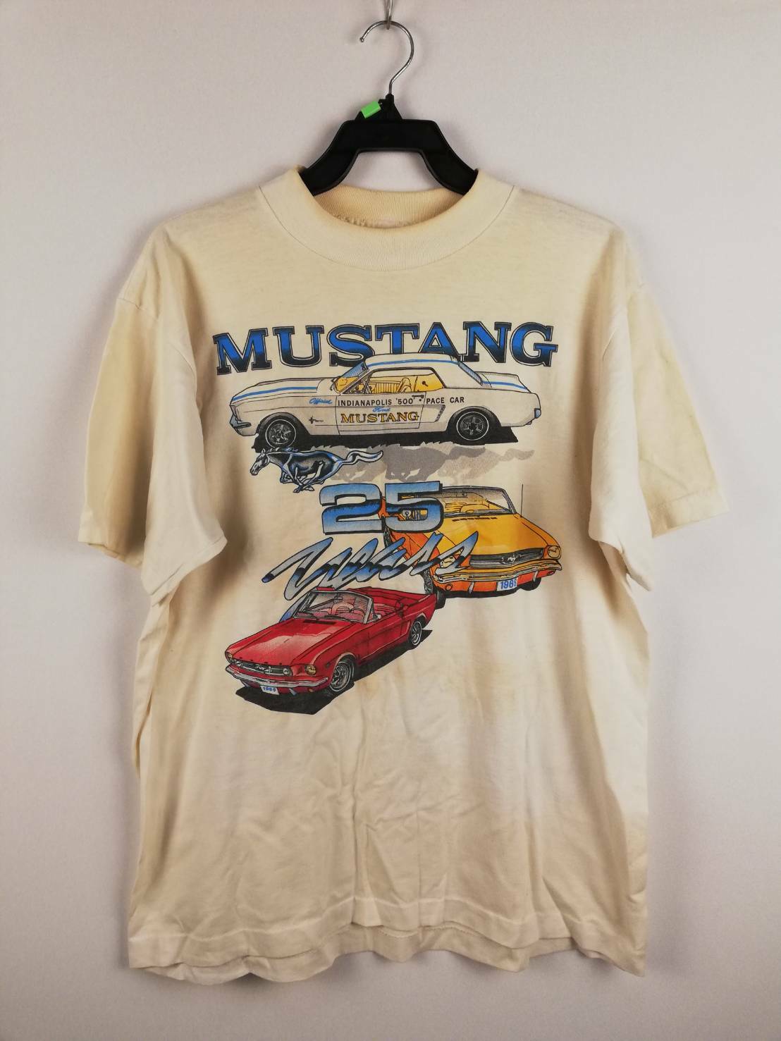 Vintage Mustang 25 years T-SHIRT. | eBay Vintage Mustang 25 years T-SHIRT. | eBay