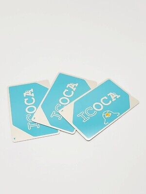 Brand New ICOCA 500JPY Charged IC card Japan Cashless Prepaid card Platypus