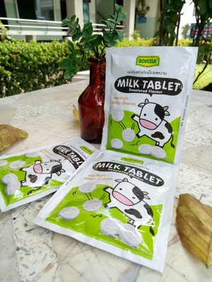 Thai yummy milk tablet sweetened flavour 20 gram 40x3 ea41