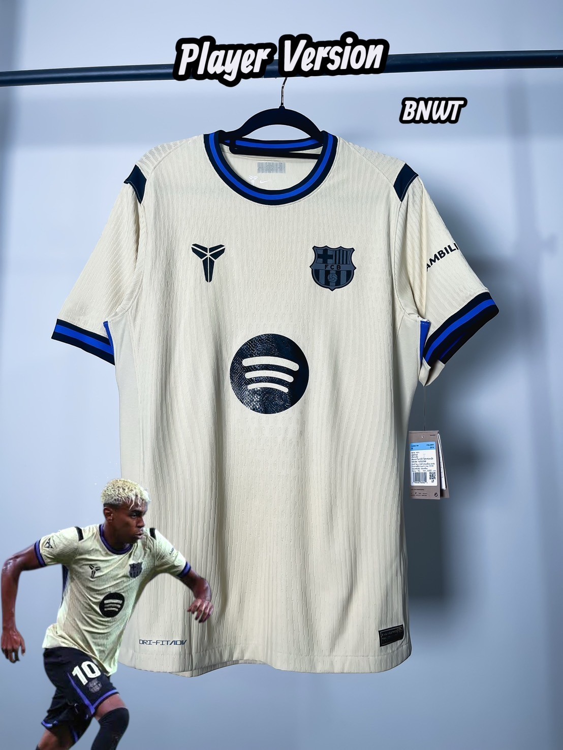00s nike barcelona ユニフォーム　アウェイ　グレー　M FC Barcelona 2025-2026 away Player Version BNWT Size M | eBay