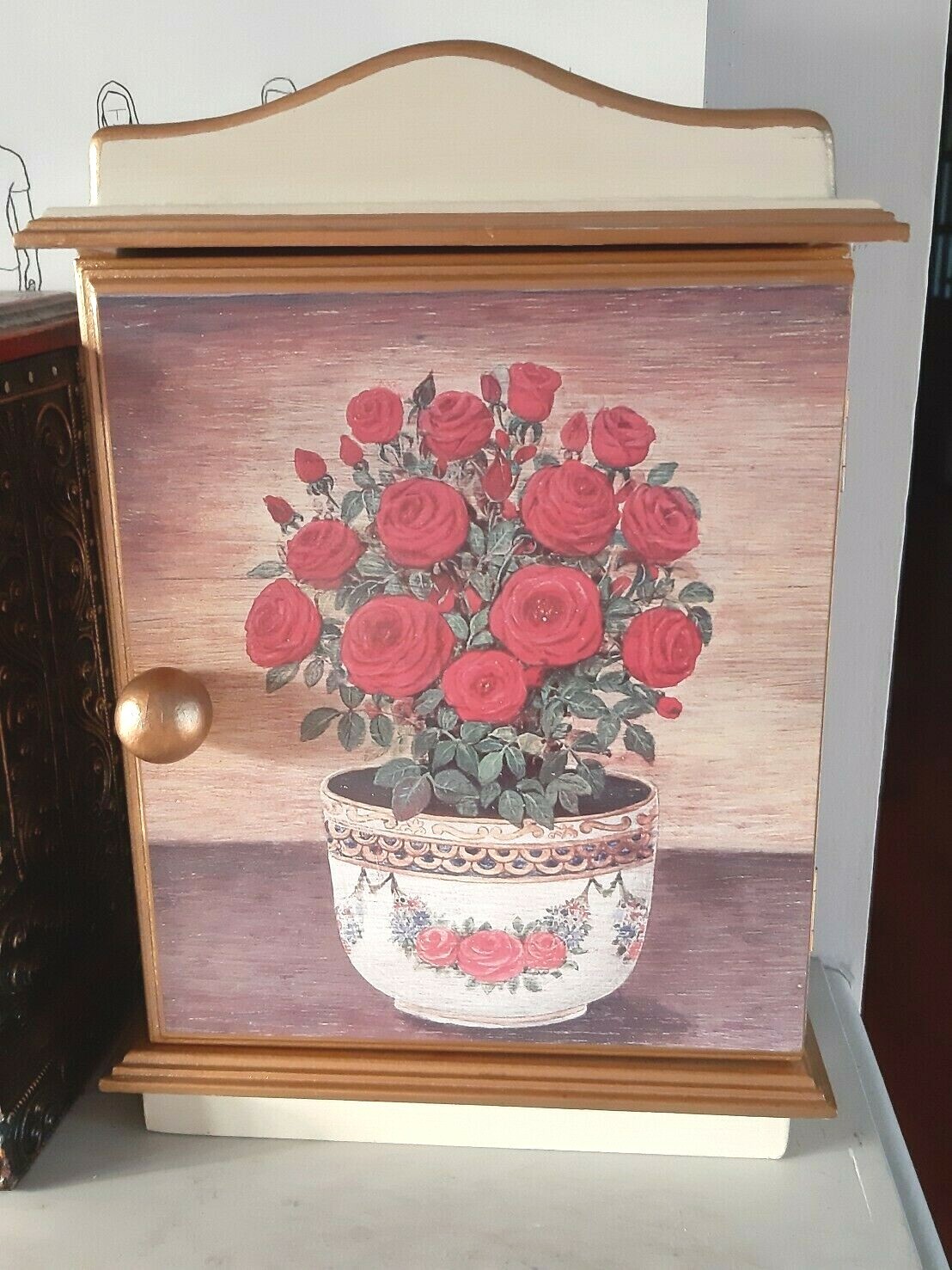 Decorative Key Box Holder Vintage Wooden Premium Quality Look Wall