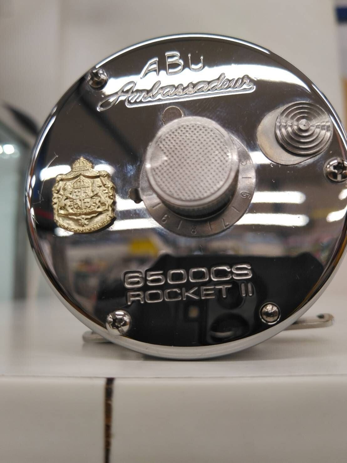 Used ABU Ambassadeur 6500CS ROCKET II CHROME Baitcasting Used ABU Ambassadeur 6500CS ROCKET II CHROME Baitcasting