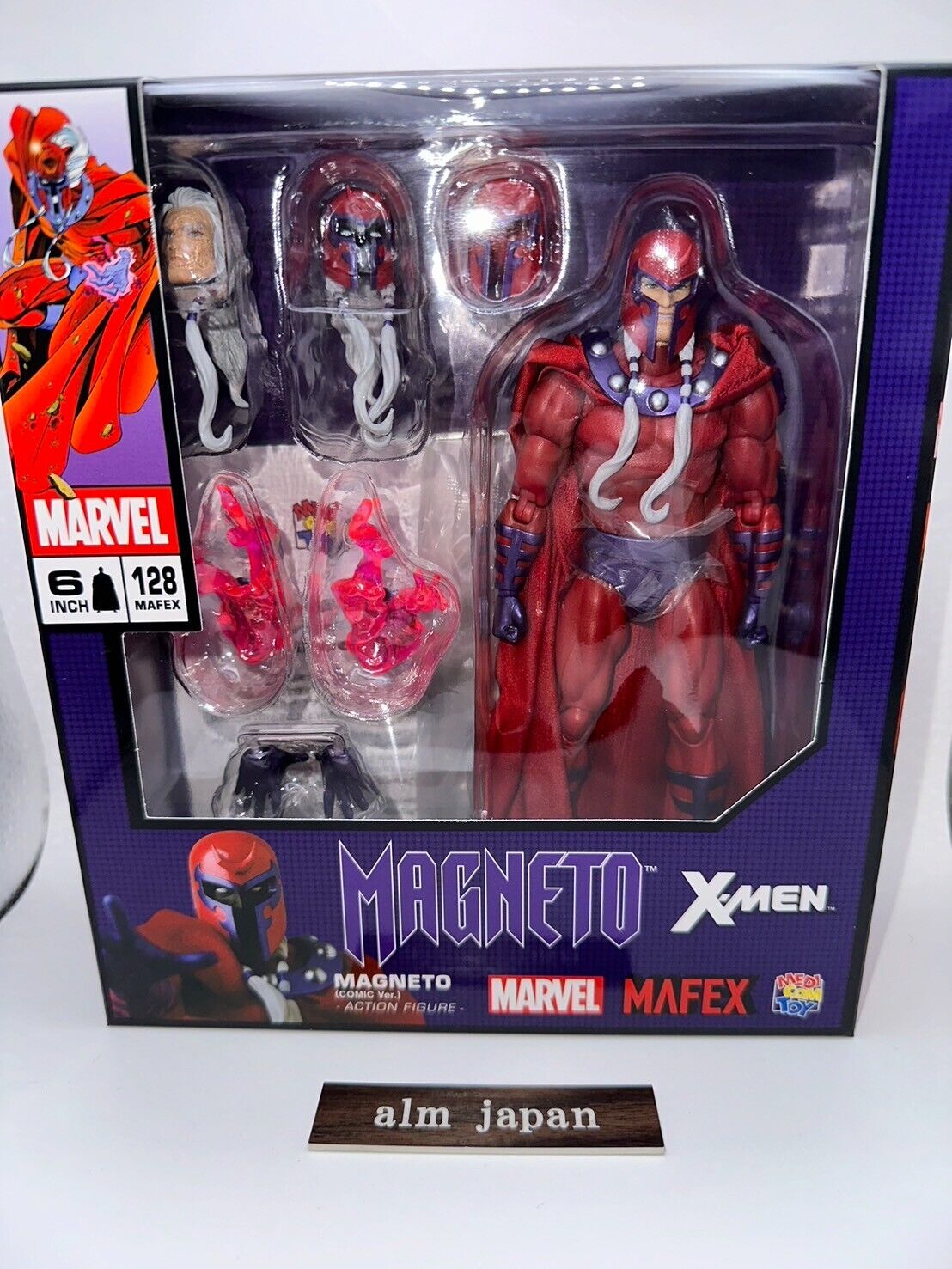 Medicom Toy MAFEX No.128 X-MEN MAGNETO COMIC Ver. action Medicom Toy MAFEX No.128 X-MEN MAGNETO COMIC Ver. action