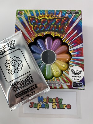 Takashi Murakami FLOWER GO WALK COLOR Aurora Rainbow Clear