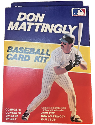 Lot of 2 - New 1988 CMC Collectors Don Mattingly Baseball Card Kits!! AWESOME!