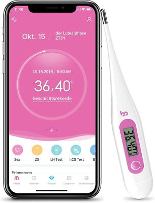 Femometer basalthermometer zykluskontrolle Eisprung Fruchtbarkeitsthermometer